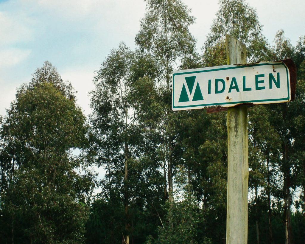 Cartel viejo de Idalen